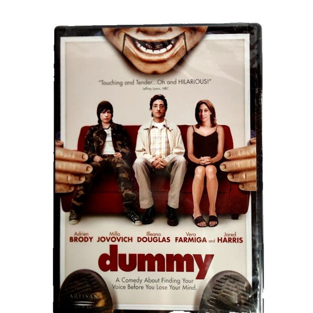 NEW Dummy DVD Comedy Romance Movie Adrien Brody Milla Jovovich 2002 R